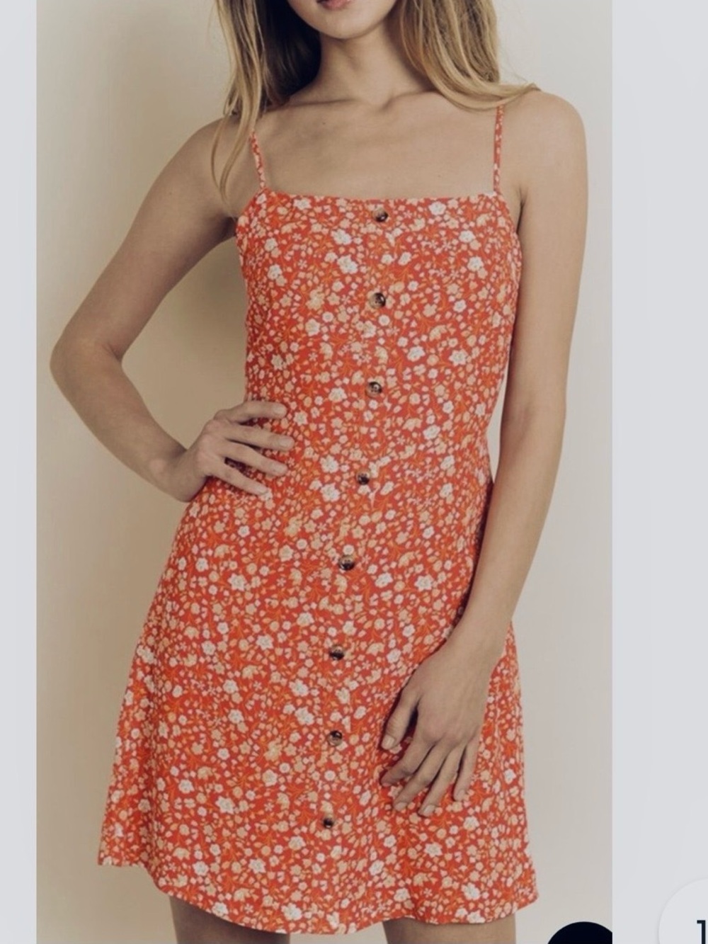 618 Floral Open Back Mini Dress